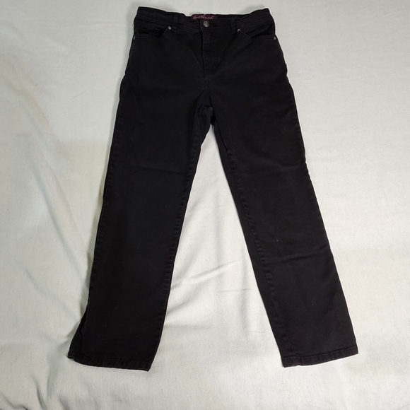 Gloria Vanderbilt Women's Black Straight Leg Jeans - Picture 2 of 4